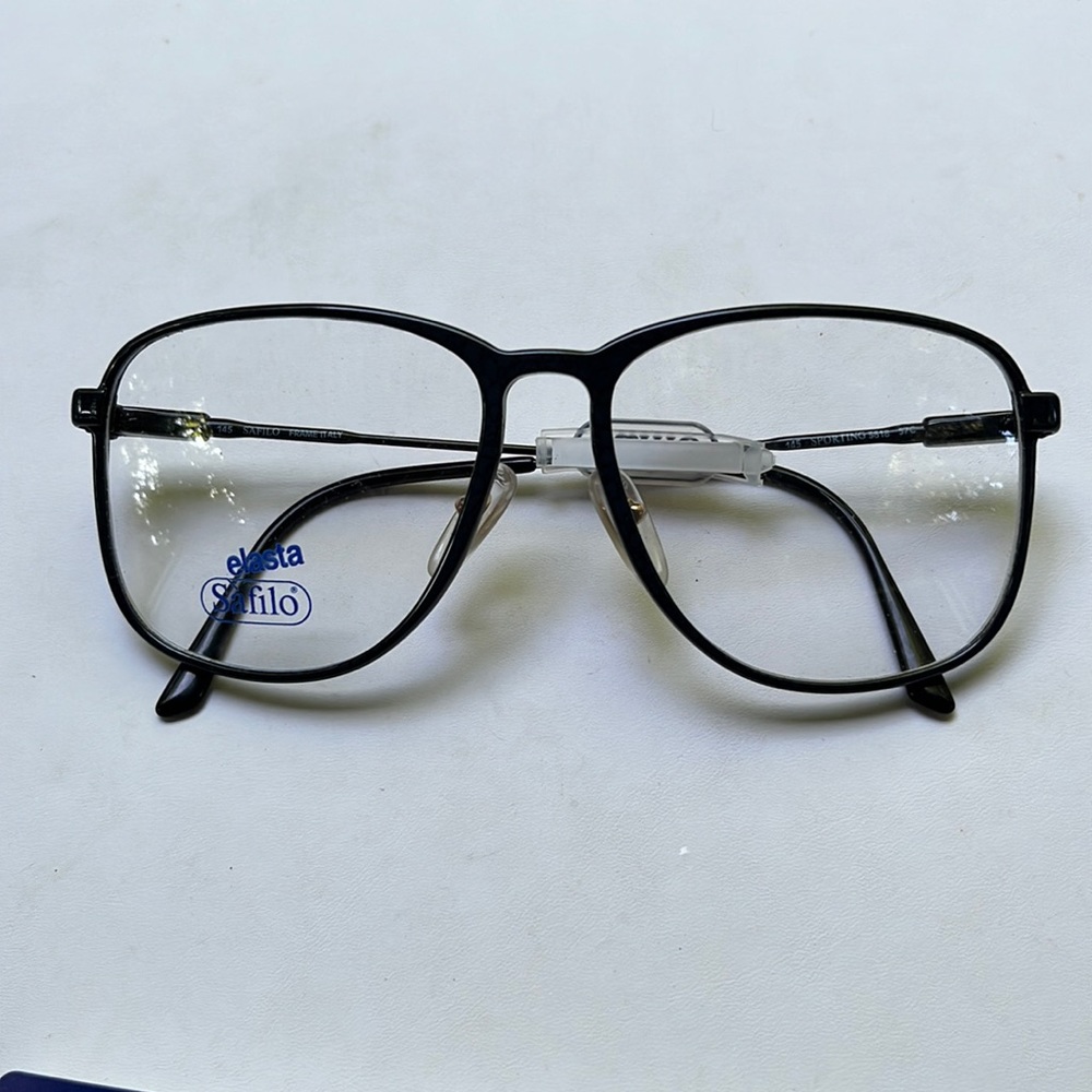 New Old Stock Safilo Eyeglasses Sporting Black